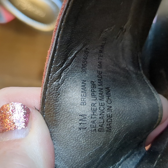 Naturalizer Red Mules size 11 - Picture 10 of 10